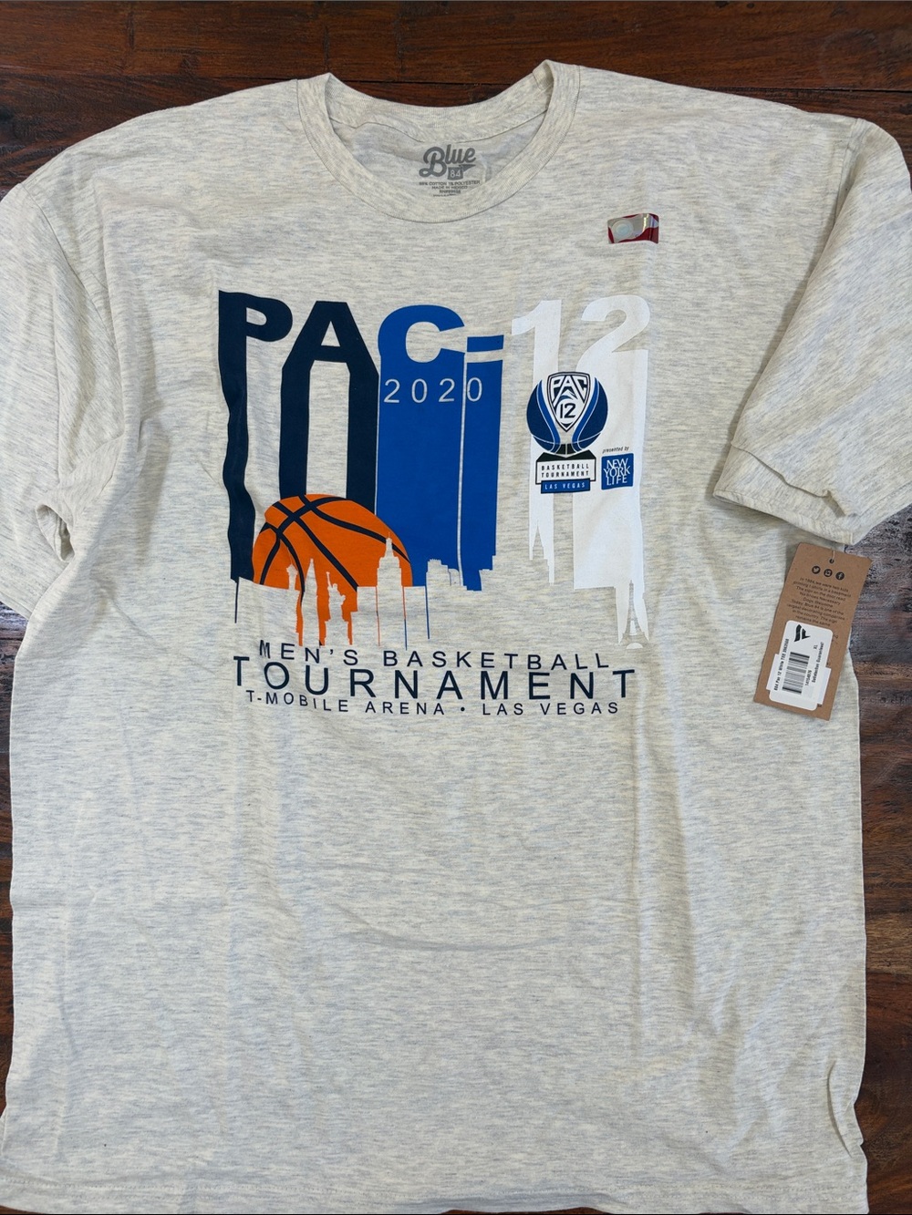 NWT 2020 PAC-12 Basketball T, XL